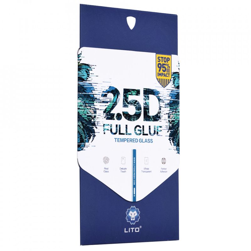 Laptop, Telefoane si Tablete - Telefoane mobile si accesorii - Accesorii Telefoane - Folii protectie telefoane - Folie pentru Oneplus Nord 2 5G / Nord CE 5G / Nord 2T - Lito 2.5D FullGlue Glass - Negru - Infinity.ro