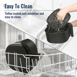 Electronice si Electrocasnice - Electrocasnice bucatarie - Aparate de gatit & desert - Friteuze - Air Fryer, friteusa cu aer cald, putere de 1500W, functii multiple, capacitate 4,8L, ABYZ®™ - Infinity.ro