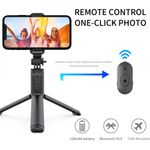 Laptop, Telefoane si Tablete - Telefoane mobile si accesorii - Accesorii Telefoane - Selfie stick-uri - Selfie Stick Stabil Albastrutooth, 101cm - Techsuit Remote and Tripod Mount (Q01) - Negru - Infinity.ro