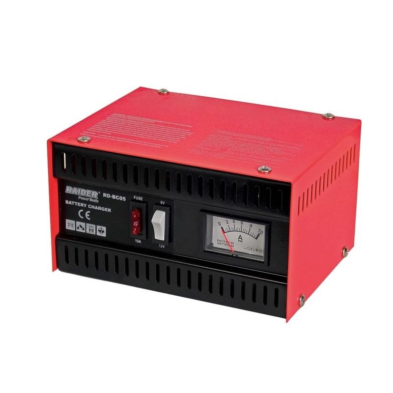 Auto si Moto - Reparatii si depanare - Redresoare - Redresor acumulator 75W 6/12V 5A RD-BC05, Raider 032201 - Infinity.ro
