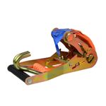 Auto si Moto/Reparatii si depanare/Scule auto/Echipamente de ridicare si sprijin - Chinga ancorare cu clichet 3m 4T 50mm, GEKO G02352 - Infinity.ro