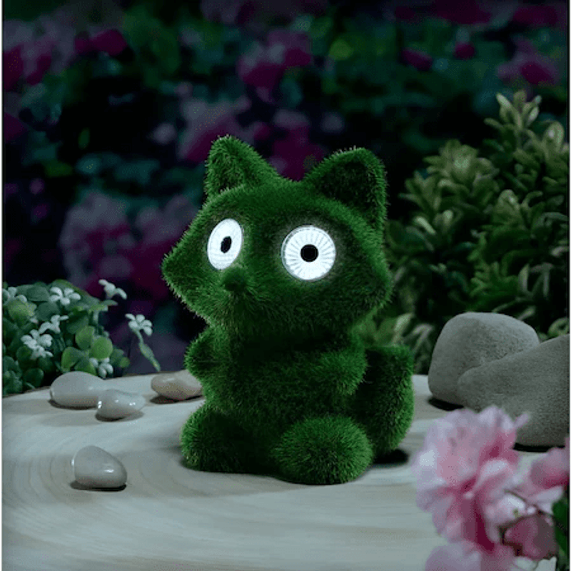 Casa si Gradina - Corpuri si surse de iluminat - Iluminat exterior - Lampi solare - Figurina solara verde, LED, IP44 - Infinity.ro