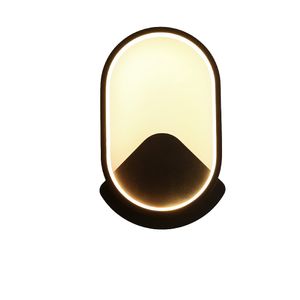 Lampa dormitor, LuminiLux, Negru, 32*19 cm, Metal, LED
