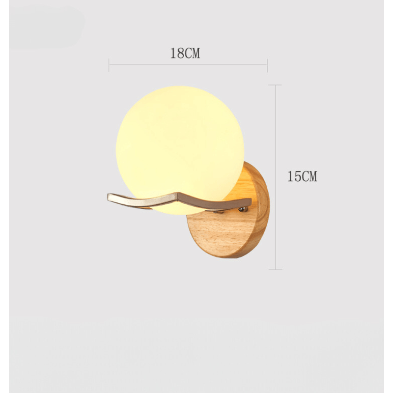 Casa si Gradina - Corpuri si surse de iluminat - Veioze si lampi - Veioze - Lampa dormitor  LuminiLux , Alb , 15x18 cm  , Fier +Sticla - Infinity.ro