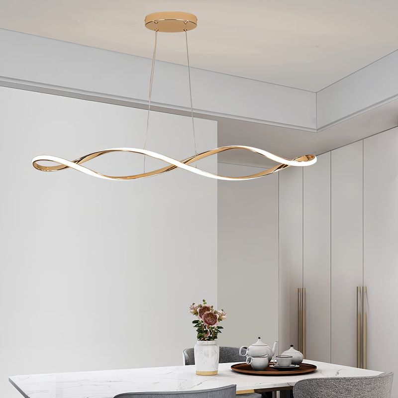Casa si Gradina - Corpuri si surse de iluminat - Lustre si pendule - Lustra living LuminiLux, Gold, 92 CM, Metal - Infinity.ro