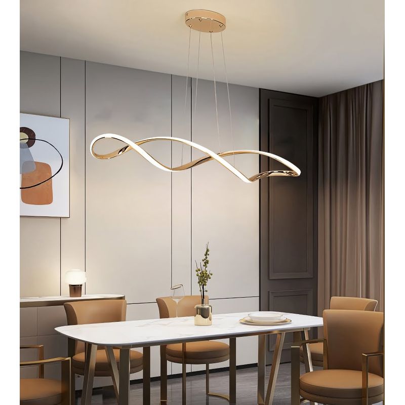 Casa si Gradina - Corpuri si surse de iluminat - Lustre si pendule - Lustra living LuminiLux, Gold, 92 CM, Metal - Infinity.ro