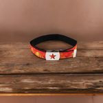 Fashion, accesorii si bijuterii - Copii - Accesorii copii - Alte accesorii copii - Curea elastica reglabila copii Crisalida, catarama metalica, 2.6 x 69 cm, baschet, Portocaliu - Infinity.ro