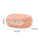 Casa si Gradina - Bucatarie si vesela - Organizare si depozitare bucatarie - Cutii alimentare - Caserola Lunch Box MOOD ( BE AUTHENTIC ) Compartimentata pentru Copii, 780 ML - Roz - Infinity.ro