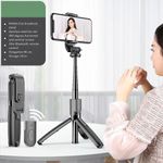 Laptop, Telefoane si Tablete - Telefoane mobile si accesorii - Accesorii Telefoane - Selfie stick-uri - Selfie Stick cu Trepied, Compatibil cu Camera/Telefon, 100cm - Techsuit (L02) - Negru - Infinity.ro
