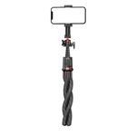 Laptop, Telefoane si Tablete - Telefoane mobile si accesorii - Accesorii Telefoane - Selfie stick-uri - Selfie Stick cu Trepied, 64cm - Techsuit (C03) - Negru - Infinity.ro