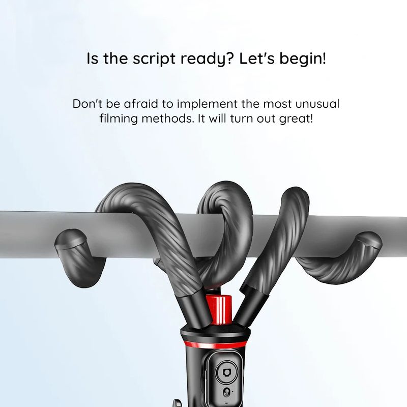 Laptop, Telefoane si Tablete - Telefoane mobile si accesorii - Accesorii Telefoane - Selfie stick-uri - Selfie Stick cu Trepied, 64cm - Techsuit (C03) - Negru - Infinity.ro