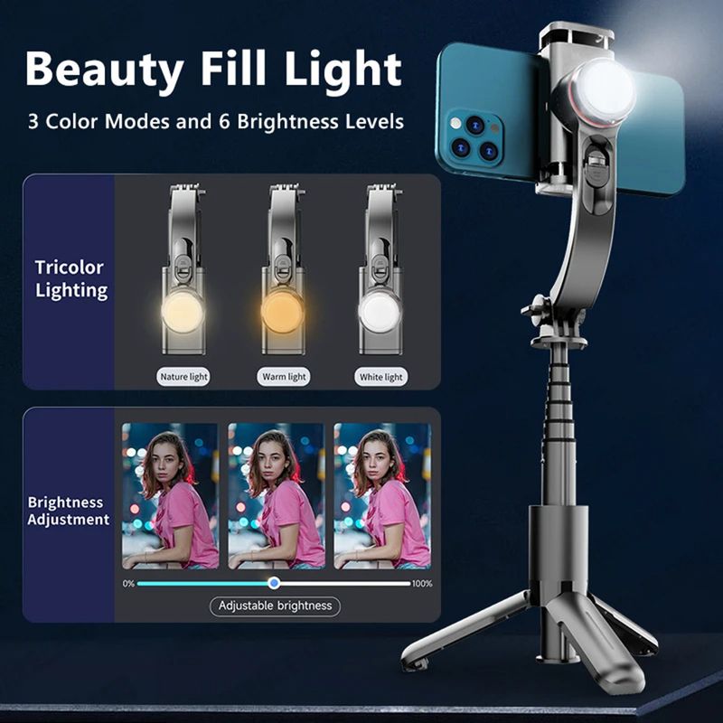 Laptop, Telefoane si Tablete - Telefoane mobile si accesorii - Accesorii Telefoane - Selfie stick-uri - Selfie Stick cu Trepied si Telecomanda, 70cm - Techsuit (L18sMini) - Negru - Infinity.ro