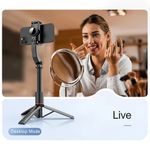 Laptop, Telefoane si Tablete - Telefoane mobile si accesorii - Accesorii Telefoane - Selfie stick-uri - Selfie Stick Stabil cu Trepied, 70cm - Techsuit (L19) - Negru - Infinity.ro