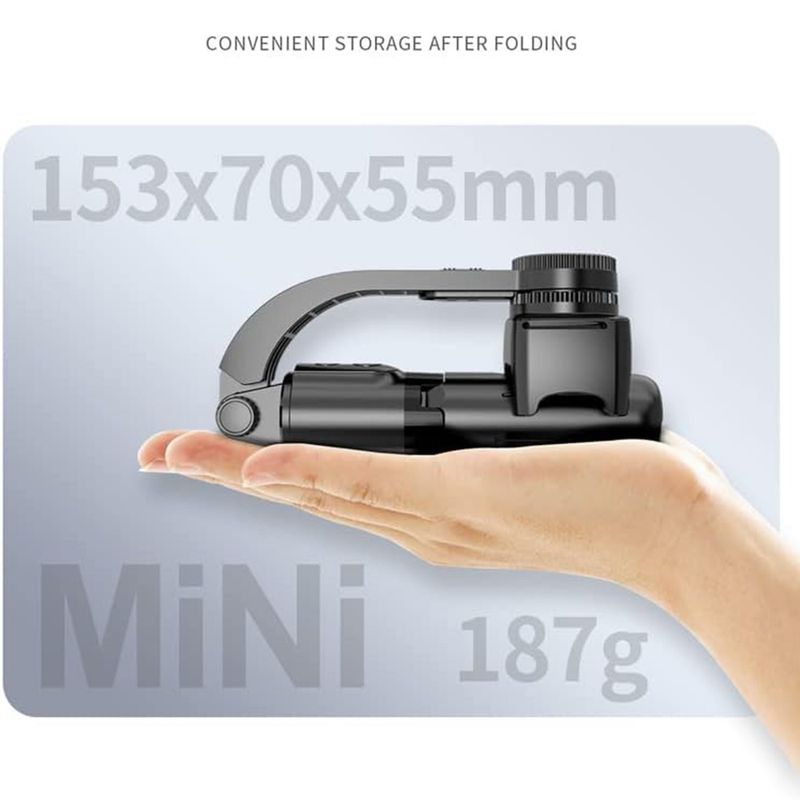 Laptop, Telefoane si Tablete - Telefoane mobile si accesorii - Accesorii Telefoane - Selfie stick-uri - Selfie Stick Stabil cu Trepied si Telecomanda, 70cm - Techsuit (L08Mini) - Negru - Infinity.ro