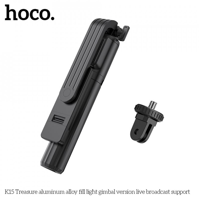 Laptop, Telefoane si Tablete - Telefoane mobile si accesorii - Accesorii Telefoane - Selfie stick-uri - Selfie Stick cu Interfata Surub 1/4 cu Telecomanda si Lumini LED, 80cm - Negru - Infinity.ro