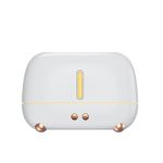 Electronice si Electrocasnice - Climatizare si sisteme de incalzire - Aparate filtrare aer - Umidificatoare - Umidificator Cu Flama si Lumini de noapte cu Difuzor de arome, Aparat pentru Uleiuri Esentiale, Flacara in 3 culori, Alb - Infinity.ro