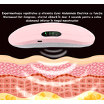 Ingrijire personala si Cosmetice - Sanatate si wellness - Articole wellness - Aparate si dispozitive de masaj - Aparat pentru incalzire si masaj lombar, Portabil, Curea Abdominala pentru Crampe Menstruale, Roz, 3 moduri de masaj - Infinity.ro