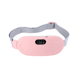 Ingrijire personala si Cosmetice - Sanatate si wellness - Articole wellness - Aparate si dispozitive de masaj - Aparat pentru incalzire si masaj lombar, Portabil, Curea Abdominala pentru Crampe Menstruale, Roz, 3 moduri de masaj - Infinity.ro
