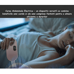 Ingrijire personala si Cosmetice - Sanatate si wellness - Articole wellness - Aparate si dispozitive de masaj - Aparat pentru incalzire si masaj lombar, Portabil, Curea Abdominala pentru Crampe Menstruale, Roz, 3 moduri de masaj - Infinity.ro