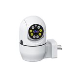 Casa si Gradina - Electrice - Smart Home - Camere de supraveghere - Camera de Supraveghere ambrasmart HD 360°, WiFi, Vedere Nocturna, Interfon Vocal, Conectare priza, Interior si Exterior - Infinity.ro