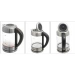 Electronice si Electrocasnice - Electrocasnice bucatarie - Preparare bauturi - Fierbatoare de apa - Fierbator Digital ZILAN ZLN-3949, 2200W, 1.7L, Control Temperatura, Iluminare LED, Sticla-Inox - Infinity.ro