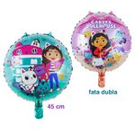 Casa si Gradina - Decoratiuni - Decoratiuni petrecere - Baloane - Set De 11 Baloane, Figurina Folie Gabby 93 cm si Baloane 30 cm Gabby's DollHouse - Infinity.ro