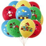 Casa si Gradina - Decoratiuni - Decoratiuni petrecere - Baloane - Set arcada baloane decorative Super Mario din 135 piese, aranjament pentru petrecere, calitate latex Extra - Infinity.ro