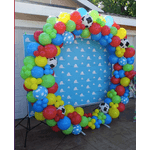 Casa si Gradina - Decoratiuni - Decoratiuni petrecere - Baloane - Set arcada baloane decorative Super Mario din 135 piese, aranjament pentru petrecere, calitate latex Extra - Infinity.ro