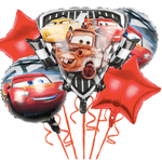 Casa si Gradina - Decoratiuni - Decoratiuni petrecere - Baloane - Set De 5 Baloane ANTADESIM, Figurine folie Blaze 73 cm,Folie rotunda 45 cm, Rosu - Infinity.ro