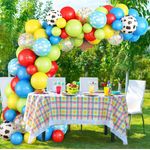 Casa si Gradina - Decoratiuni - Decoratiuni petrecere - Baloane - Set arcada baloane decorative Super Mario din 135 piese, aranjament pentru petrecere, calitate latex Extra - Infinity.ro