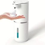 Casa si Gradina - Sanitare - Suporturi si accesorii baie - Dispensere - Dozator automat pentru sapun spuma sau lichid GAVIO®, senzor miscare, 4 trepte de dozare, 380 ml, incarcare USB, Alb - Infinity.ro