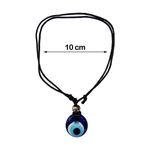 Fashion, accesorii si bijuterii - Femei - Bijuterii femei - Coliere femei - Colier reglabil cu snur si pandativ oriental cu ochi, model CO11BZR, Ø10/Ø20 cm,10 gr, EHA - Infinity.ro