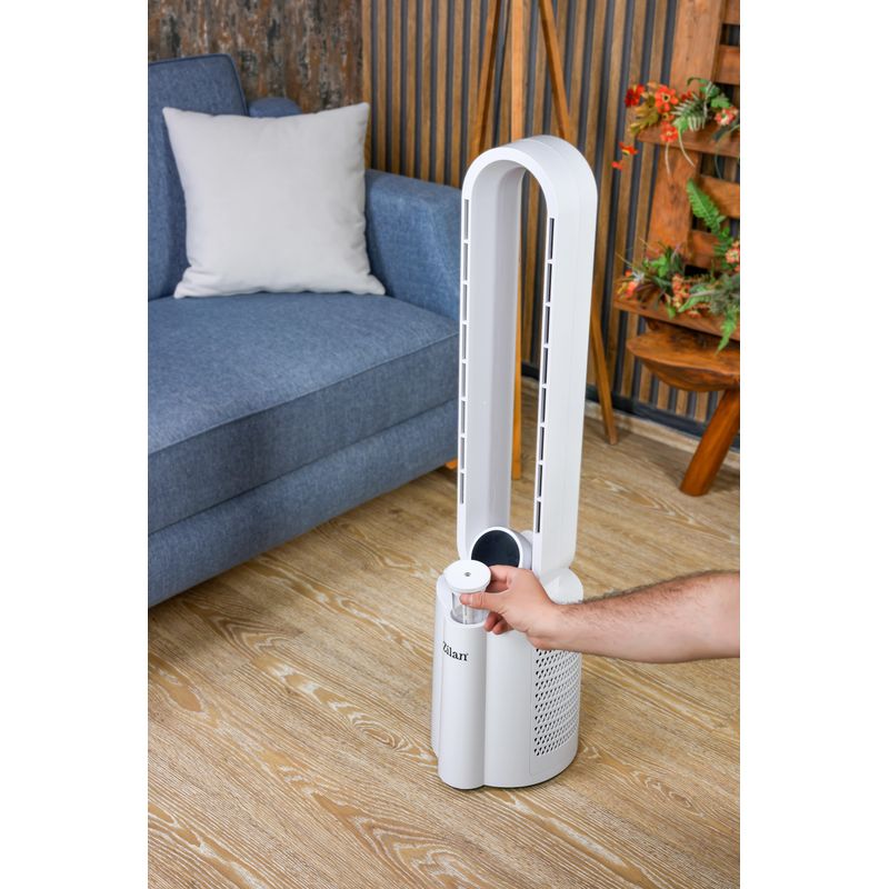 Electronice si Electrocasnice - Climatizare si sisteme de incalzire - Aparate racire aer - Ventilatoare - Ventilator Zilan ZLN1117 fara palete, Timer, Oscilatie, 3 trepte de viteza, 3 moduri presetate, 40 W - Infinity.ro