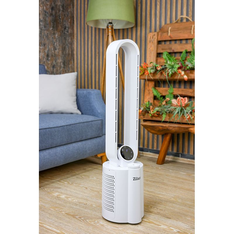 Electronice si Electrocasnice - Climatizare si sisteme de incalzire - Aparate racire aer - Ventilatoare - Ventilator Zilan ZLN1117 fara palete, Timer, Oscilatie, 3 trepte de viteza, 3 moduri presetate, 40 W - Infinity.ro
