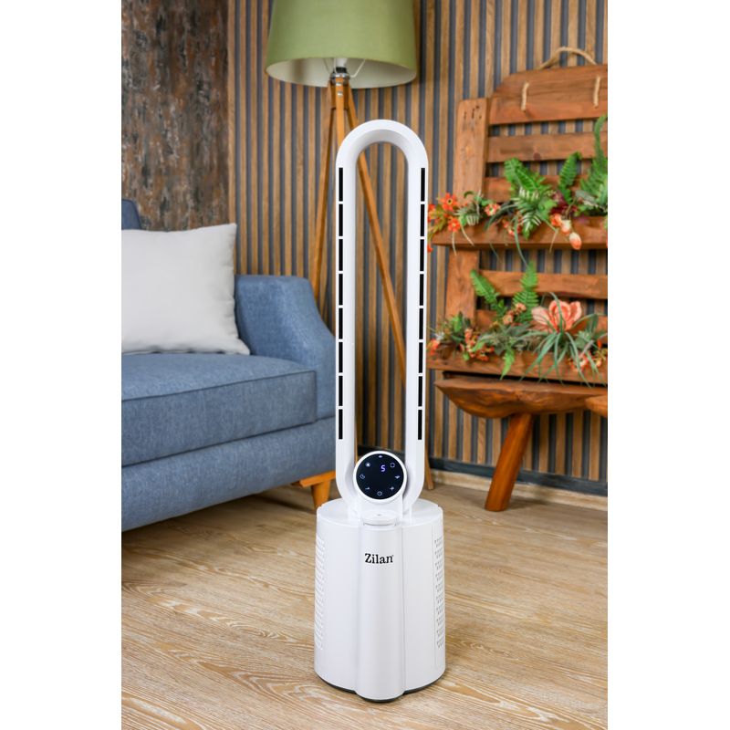Electronice si Electrocasnice - Climatizare si sisteme de incalzire - Aparate racire aer - Ventilatoare - Ventilator Zilan ZLN1117 fara palete, Timer, Oscilatie, 3 trepte de viteza, 3 moduri presetate, 40 W - Infinity.ro