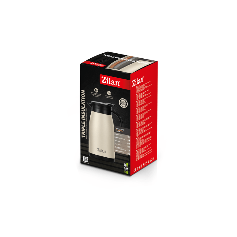 Casa si Gradina - Bucatarie si vesela - Accesorii bar - Termosuri si Cani termos - Termos Zilan ZLN0769 din inox, capacitate 1L, metine rece pana la 24 ore si cald pana la 18 ore - Infinity.ro