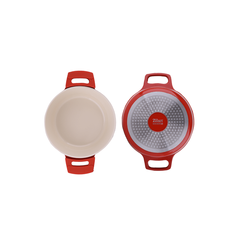 Casa si Gradina - Bucatarie si vesela - Vase pentru gatit - Oale si cratite - Oala RETRO Zilan ZLN0897 din 5 straturi de material, 24 cm diametru - Infinity.ro