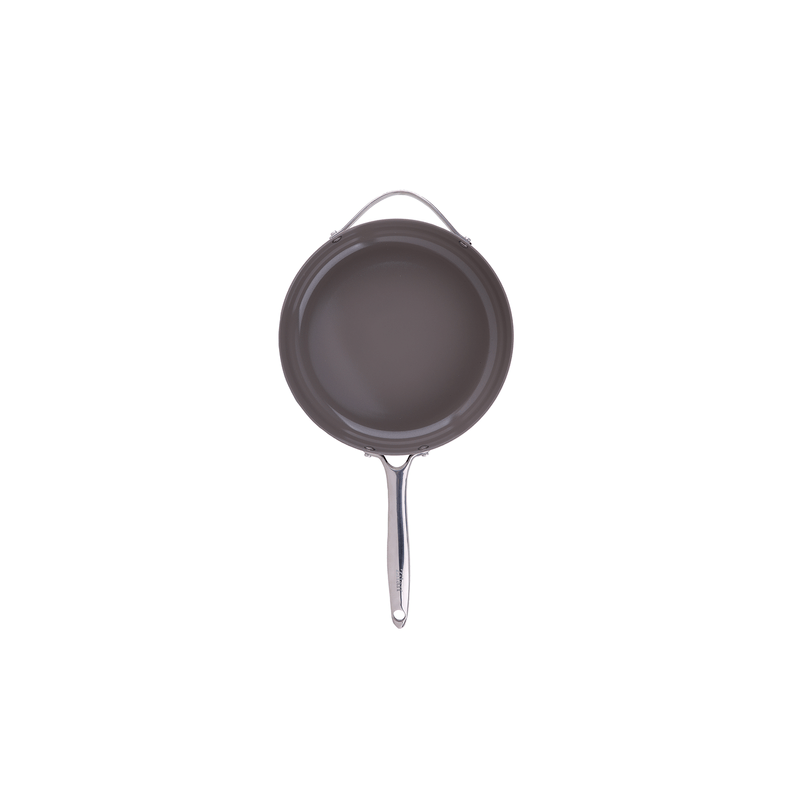 Casa si Gradina - Bucatarie si vesela - Vase pentru gatit - Tigai si seturi - Tigaie inalta cu capac Zilan ZLN0880 din 5 straturi de material, maner inox, 28 cm - Infinity.ro