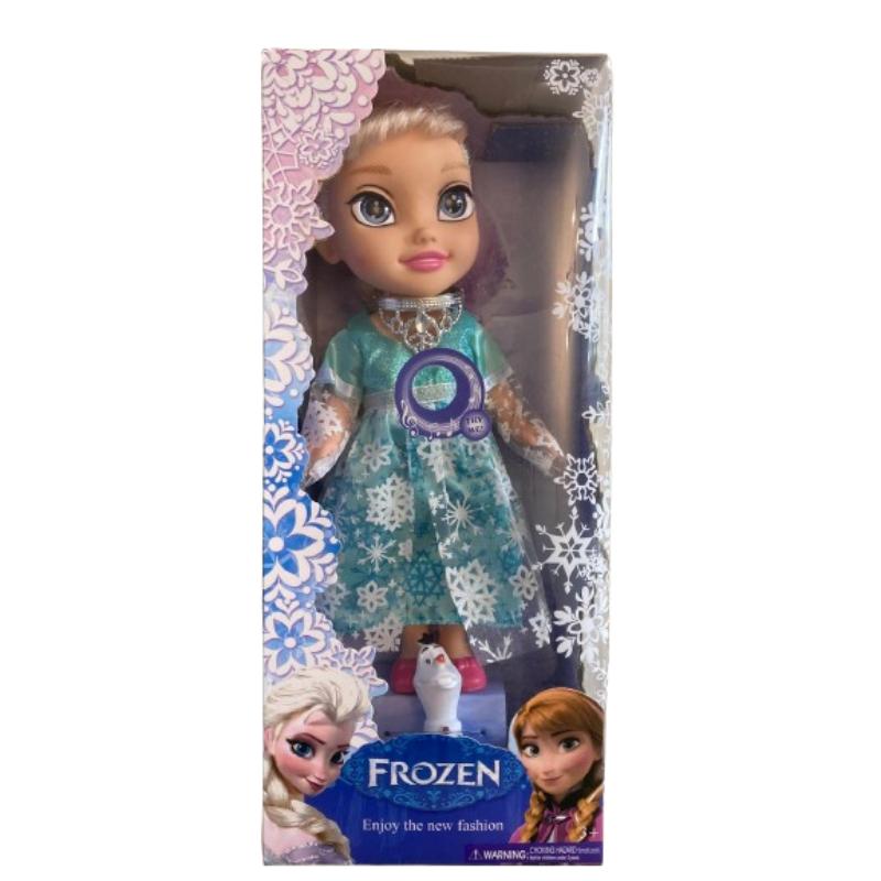 Jucarii, Copii si Bebe - Jucarii si jocuri - Papusi si accesorii - Papusi - Papusa Elsa si Olaf, muzica, frumoasa melodie Let il go, 33 cm, 3 ani+ - Infinity.ro