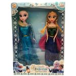 Jucarii, Copii si Bebe - Jucarii si jocuri - Papusi si accesorii - Papusi - Set 2 Papusi Frozen ll, Fashion Anna si Elsa, pentru copii, 27 cm, multicolor, + 3 ani - Infinity.ro