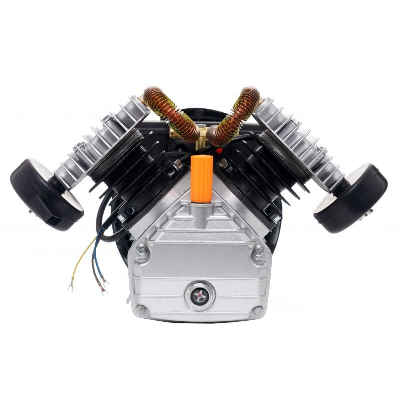 Casa si Gradina - Electrice - Echipamente electrice - Compresoare - Motor electric 3kW cu pompa compresor de aer 8bari cu 2 pistoane 51mm 50-100L debit 530l/min - Infinity.ro