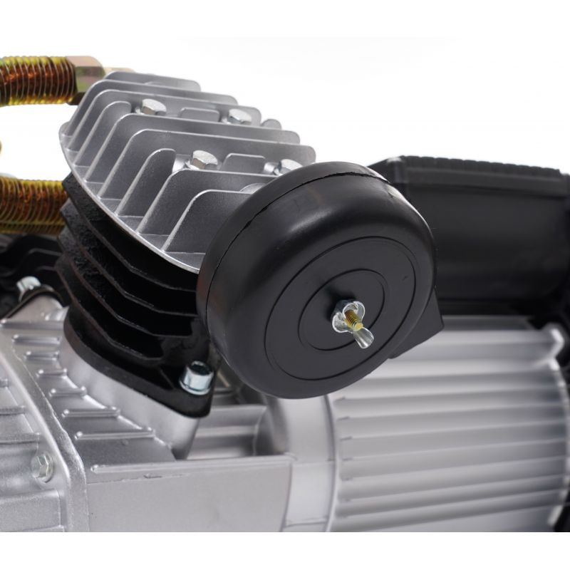 Casa si Gradina - Electrice - Echipamente electrice - Compresoare - Motor electric 3kW cu pompa compresor de aer 8bari cu 2 pistoane 51mm 50-100L debit 530l/min - Infinity.ro