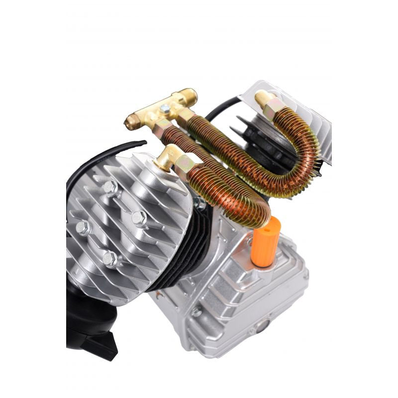 Casa si Gradina - Electrice - Echipamente electrice - Compresoare - Motor electric 3kW cu pompa compresor de aer 8bari cu 2 pistoane 51mm 50-100L debit 530l/min - Infinity.ro