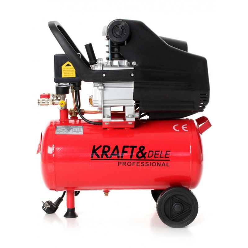 Casa si Gradina - Electrice - Echipamente electrice - Compresoare - Compresor de aer industrial 24 litri, 2.8kW, 220V KraftDele KD400 TBC - Infinity.ro