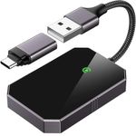 Auto si Moto - Electronice auto - Multimedia auto - Adaptor auto Wireless ATOMKIT, Android 11 si Modul Apple Carplay,2 in 1,Procesor AI, Conectare Automata, WiFi 5Ghz,Negru - Infinity.ro