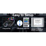 Auto si Moto - Electronice auto - Multimedia auto - Adaptor auto Wireless ATOMKIT, Android 11 si Modul Apple Carplay,2 in 1,Procesor AI, Conectare Automata, WiFi 5Ghz,Negru - Infinity.ro