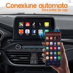 Auto si Moto - Electronice auto - Multimedia auto - Adaptor auto Wireless ATOMKIT, Android 11 si Modul Apple Carplay,2 in 1,Procesor AI, Conectare Automata, WiFi 5Ghz,Negru - Infinity.ro