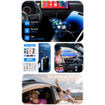Auto si Moto - Electronice auto - Multimedia auto - Adaptor auto Wireless ATOMKIT, Android 11 si Modul Apple Carplay,2 in 1,Procesor AI, Conectare Automata, WiFi 5Ghz,Negru - Infinity.ro