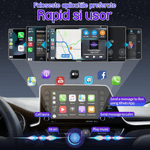 Auto si Moto - Electronice auto - Multimedia auto - Adaptor auto Wireless ATOMKIT, Android 11 si Modul Apple Carplay,2 in 1,Procesor AI, Conectare Automata, WiFi 5Ghz,Negru - Infinity.ro