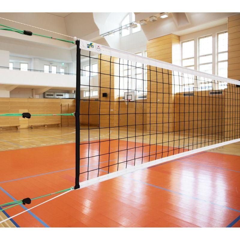 Sport si Outdoor - Sporturi de echipa - Accesorii si echipamente volei - Fileu volei Huck DVV1 pentru competitii, fir 3 mm, 6 puncte prindere - Infinity.ro